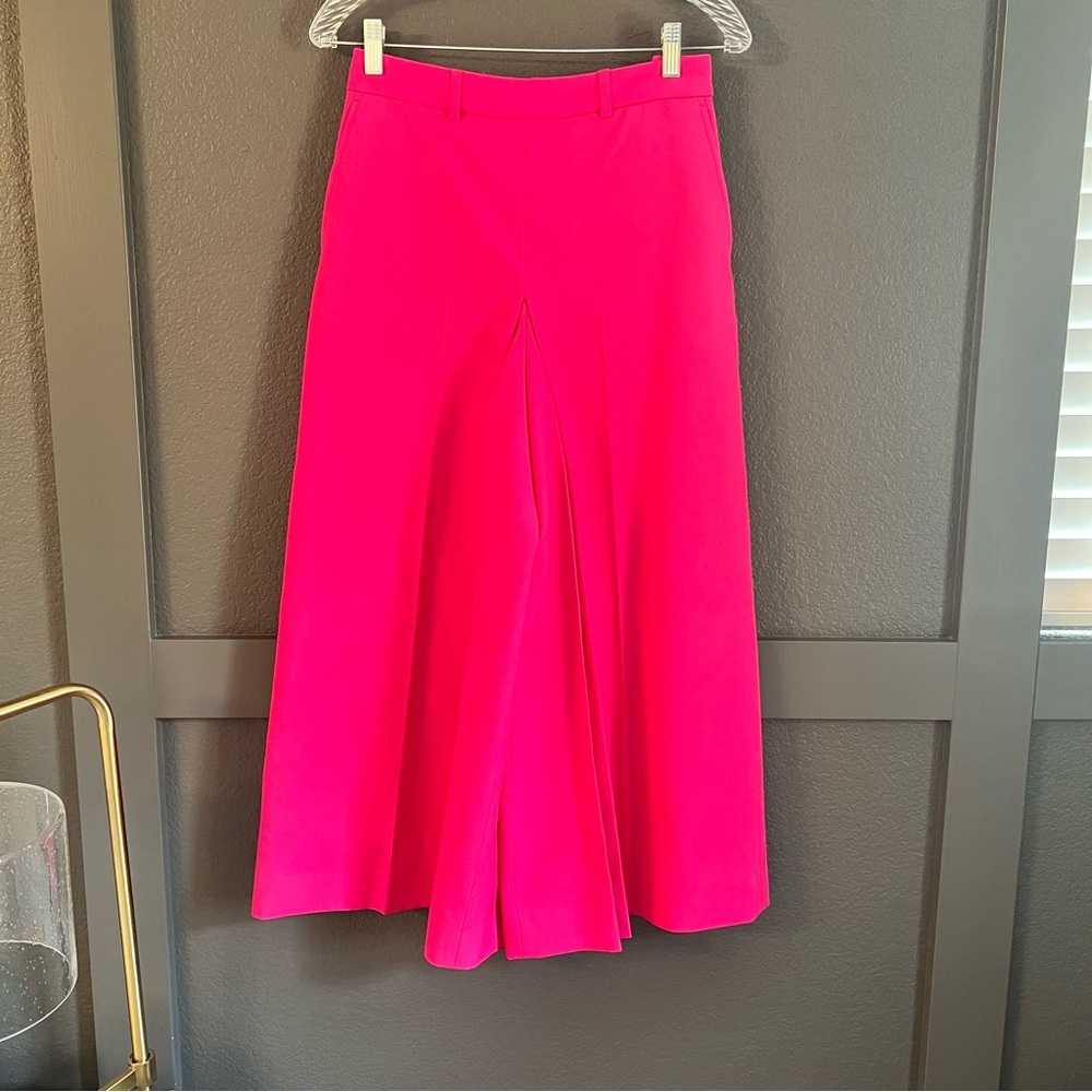 AMI • Pink high rise culottes pants • 34 XS